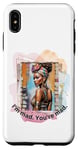 iPhone XS Max Urban Goddess: Graffiti Wall Beauty, I'm Mad, you're Mad Case