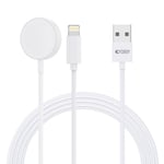 Tech-Protect Magnetic Laddare med Lightning Kabel - Vit - TheMobileStore iPhone laddare