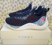 under armour Curry 10 More Magic Basketball Trainers Men's Size 8uk Brand New