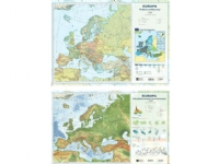 ART MAP Skrivbordsunderlägg. Karta över Europa