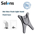 Universal Hot Shoe Flash Light Stand Flashgun Base Nikon Canon Speedlite Holder