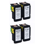 Ink For Canon TS3450 Printer Black & Colour cartridges Compatible 4 inks