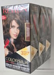 3 X Revlon Colorsilk all-in-one Buttercream Hair Colour 53 Medium Golden Brown 
