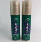 2x Wella Silvikrin Thickening Lotion Anti-Ageing 100ml More Fullness Strong Hold
