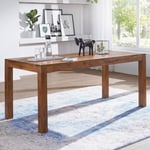 Rootz Sheesham Matbord i massivt trä - Köksbord - Rektangulärt matbord - Tidlös design, Uttrycksfull träfibrer, Sittplatser upp till 8 - 180 cm x 90 c