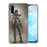 For Mobile Phone TPU Back Case Cover Tomb Raider PS4 Lara Croft iPhone Samsung