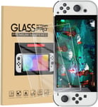 Nintendo Switch OLED Console PREMIUM TEMPERED GLASS 2 Pack Screen Protector 