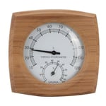 2 i 1 inomhus trä termo hygrometer termometer hygrometer ångrum basturum tillbehör