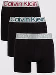 Calvin Klein 3 Pack Boxer Brief, Black, Size 2Xl, Men