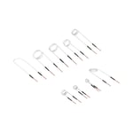 MSW Spolar till induktionsvärmare - 9 spolar 3-50 mm Mässing/glasfiber