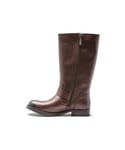 Barbour Womens California Boots - Brown Leather - Size UK 6