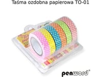 Penword To-01 Dekorationsband För Papper 10 Mm X 6 M A6 Penword