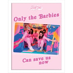 Barbie The Movie Picture - Save Us - Official 30 x 40cm Framed Print Wall Art