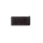 CHERRY Compact-Keyboard G84-4100, Layout pan-Nordique, Clavier QWERTY, Clavier Filaire, Design Compact, mécanique ML, Noir