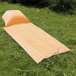 KUSAZ Oreiller d'air Tapis de Pique-Nique Couverture de Tapis de Plage imperméable et résistant à l'humidité Portable randonnée en Plein air Camping-Orange [Style Unique]