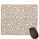 Pastel Love Bruish Spots and Ink Dots Modern Pattern Non-Slip Rubber Mouse Mat Mouse Pad for Desktops, Computer, PC and Laptops