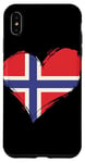 iPhone XS Max Norway flag in heart Norwegian Origin Pride Nordic Roots Case