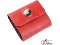 Fixed FIXED Cassic Wallet för AirTag - klassisk plånbok med plats för AirTag röd