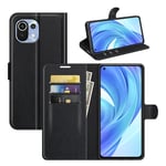 Xiaomi Poco F4 PU Wallet Case Black