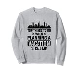 Vacation Planner Travel Agency Travel Agent Sweatshirt