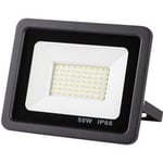Outdoor LED Floodlight 50W 4000LM Spotlight 6500K Cold White Light IP66 Waterproof Safety Lighting for Construction Site Garden