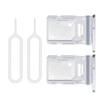 2x Dual SIM Card Tray Replacement SIM Pin for Samsung Galaxy S20 FE 5G White