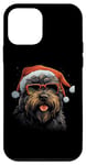 Coque pour iPhone 12 mini Bouvier Des Flandres Pyjama de Noël pour Chien Cadeaux de Noël Famille