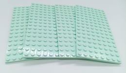 LEGO 8x16 AQUA x 4 Base Plate  8x16 STUDS (PINS)  Brand New