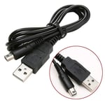 USB Power Charger Cable Cord for Nintendo 2DS 2DS XL 2DS/Dsi XL - Black