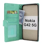 Zipper Standcase Wallet Nokia G42 5G (Aqua)