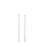 Uyuni - LED taper candle / 2-pack - Nordic white - 1,3x25 cm (UL-TA-NW01325-2)