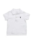 Soft Cotton Polo Shirt Tops T-shirts Short-sleeved White Ralph Lauren Baby