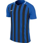 Nike Men Striped Division III Jersey Ss Jersey - Royal Blue/Black/White/White, XX-Large