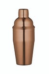 Copper Finish Stainless Steel Cocktail Shaker, 550ml, Gift Boxed