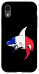 Coque pour iPhone XR Drapeau France Requin Fierté Drapeau Français Racines France Souvenir