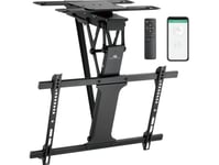 Maclean Elektriskt Takfäste För Tv, Tuya-Stöd, Max Vesa 600X400, 90St Svängbart, 32"-75", 35Kg, Mc-490