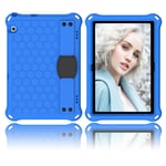 Huawei MediaPad T5 honeycomb skin case - Blue / Black