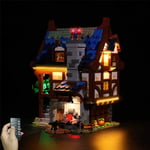 Lommer LED Light Kit for Lego Ideas Medieval Blacksmith Shop 21325, Remote Control Version Lighting Kit for Lego 21325 (Not Include Lego Model)