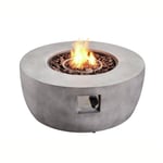 Teamson Home HF36501AA UK Gas Fire Pit With Cover