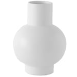 Raawii Strøm Vase 16 cm, Vaporous Grey Fajanse