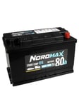 Startbatteri Nordmax EFB 12V 80Ah 740A