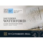 Saunders Waterford akvarellpapper 56x76 cm - 300 g fin gräng CP(NOT)