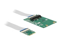 Delock Converter M.2 Key A+E Male > 1 X Mini Pcie Slot - Intern Bussförlängare