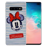 Minnie Mouse #11 Disney cover for Samsung Galaxy S10 Plus - White
