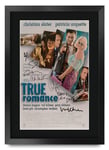 HWC Trading FR A3 True Romance Gifts Printed Poster Signed Autograph Picture for Movie Memorabilia Fans - A3 Framed