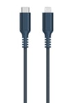 Tygklädd USB-C till Lightning laddkabel för iPhone 1,5m Clas Ohlson