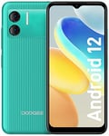 DOOGEE Téléphone Portable, X98 Pro(2022), 9Go+64Go(TF 1To), 6.52" HD+Écran, Android 12, 4200mAh/10W, 12MP AI Double Caméra Arrière Smartphone Pas Cher- Vert