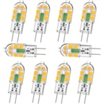 G4 LED-lampa, G4 LED-lampa 2W 200LM Varmvitt 3000K 10-pack