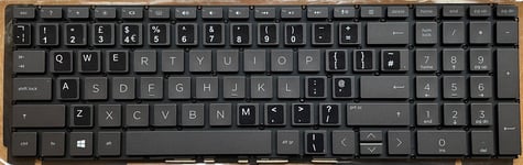 HP Spectre x360 15-EB M00248-031 L95657-031 English UK Keyboard with Sticker NEW
