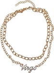 Urban Classics Diamond Zodiac Golden Necklace Virgo